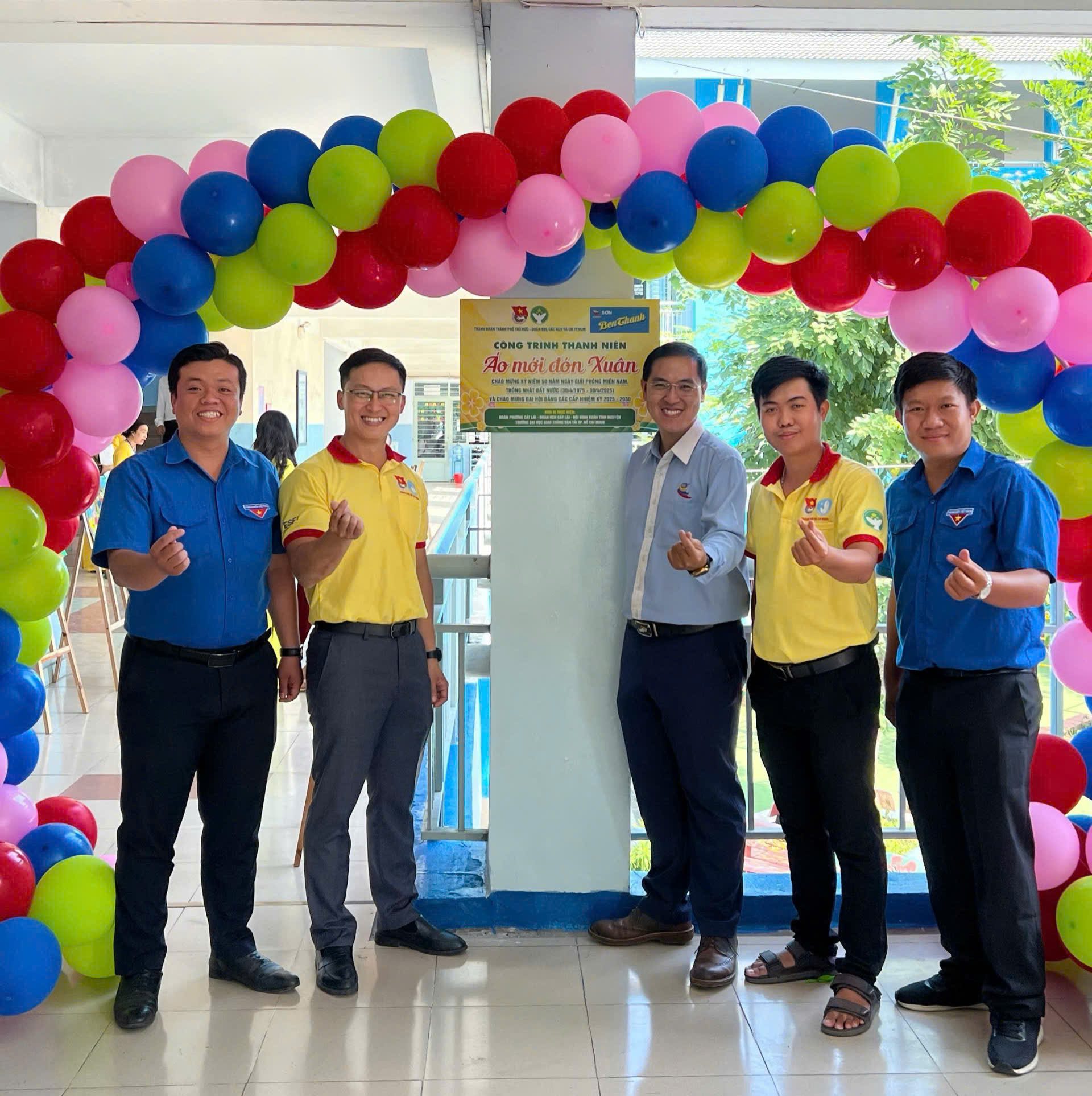Sơn Dầu Bến Thành Đồng Hành Cùng Trường Tiểu Học Mỹ Thủy (TP Thủ Đức): Khánh Thành Công Trình “Áo Mới Đón Xuân” 2025