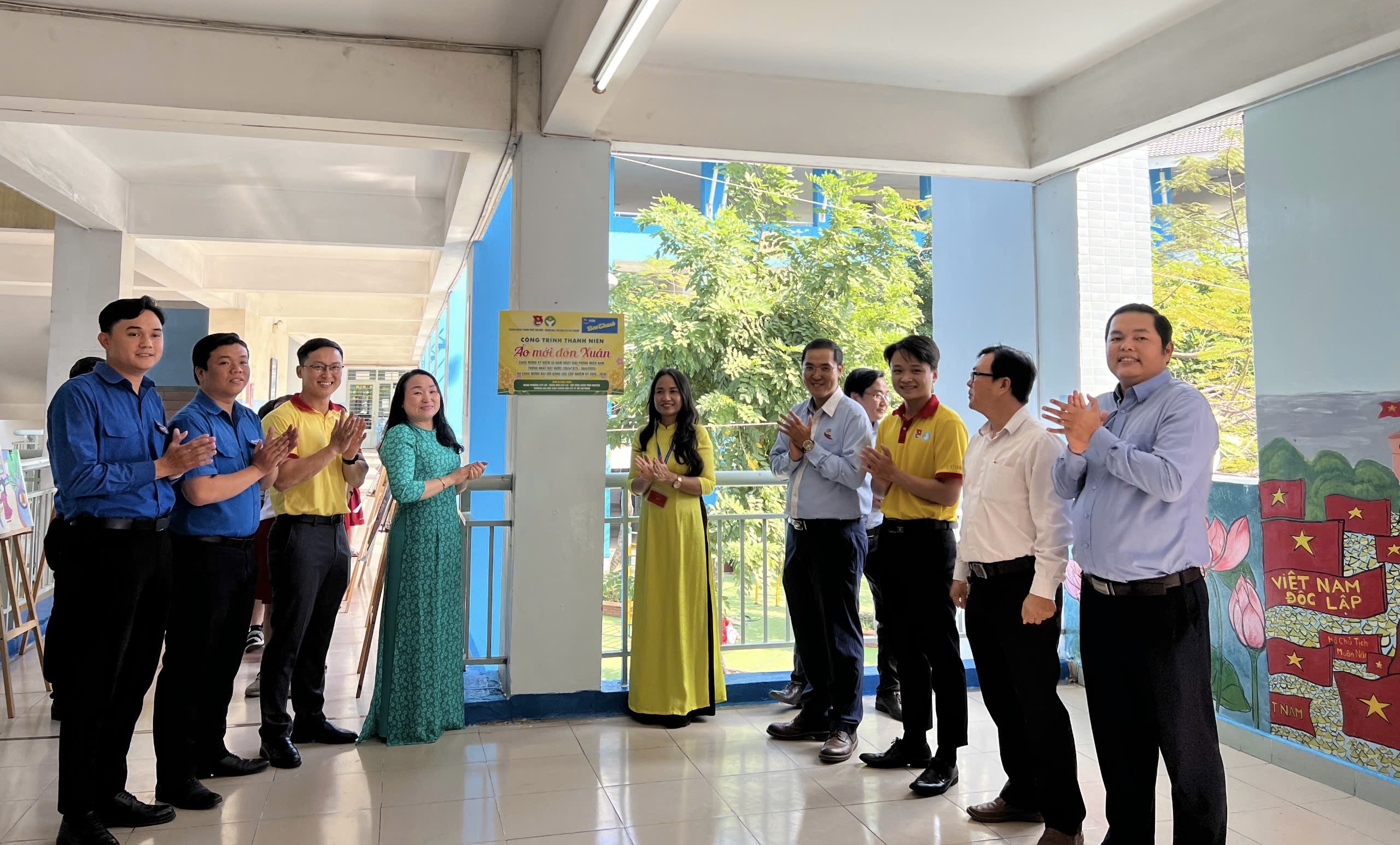 Sơn Dầu Bến Thành Đồng Hành Cùng Trường Tiểu Học Mỹ Thủy (TP Thủ Đức): Khánh Thành Công Trình “Áo Mới Đón Xuân” 2025